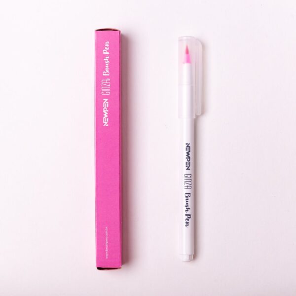 CANETA BRUSH NEWPEN GINZAPRO ROSA MAGIC PINK 210