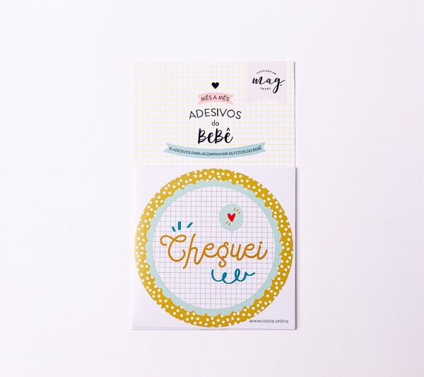 ADESIVOS MAGKIDS BEBE CORES PASTEL