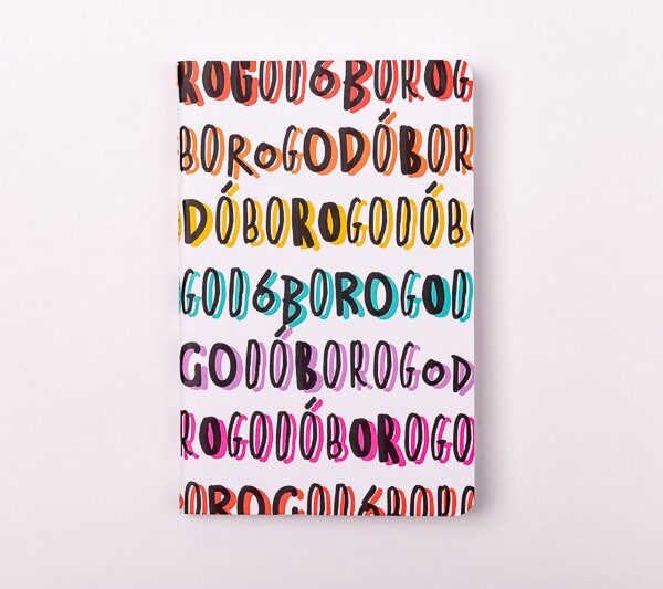 CADERNETA MINI MAGNOLIA BOROGODO LETRAS