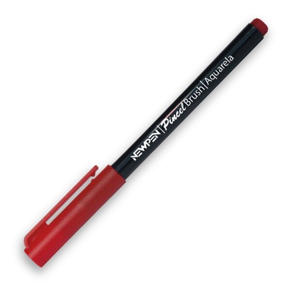 CANETA BRUSH NEWPEN BRUSHPEN VERMELHO ESCARLATE