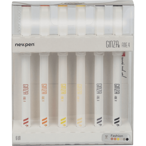 CANETA FINE NEWPEN GINZA FASHION EST C/6