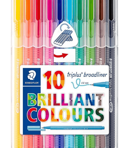 CANETA FINE STAEDTLER BROADLINER TRIPLUS EST C/10