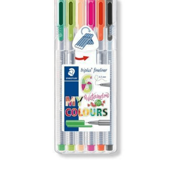 CANETA FINE STAEDTLER TRIPLUS 0.3 EST C/6 WATERM