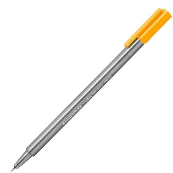 CANETA FINE STAEDTLER TRIPLUS 0.3 Laranja Neon