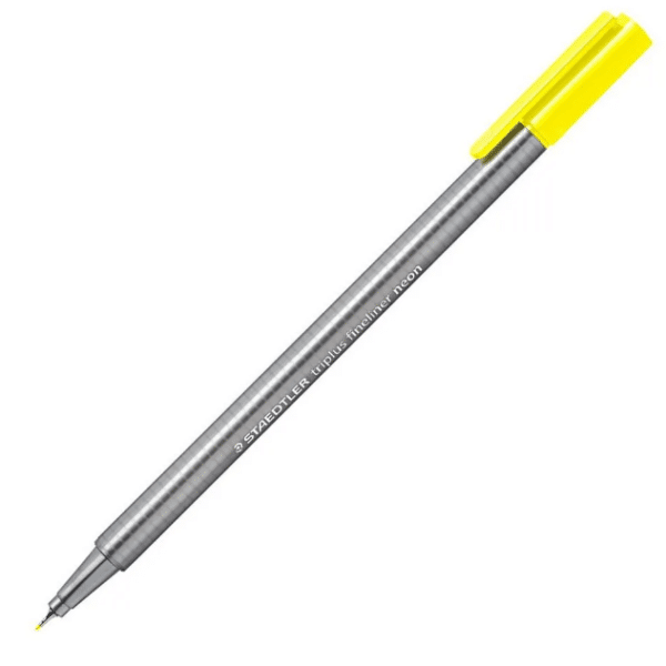 CANETA FINE STAEDTLER TRIPLUS 0.3 Neon Yellow