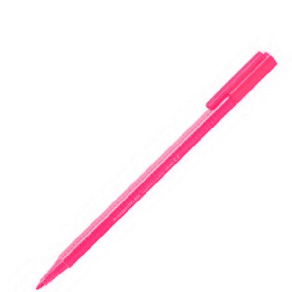 CANETA HIDROCOR STAEDTLER TRIPLUS 1.0 NEON PINK
