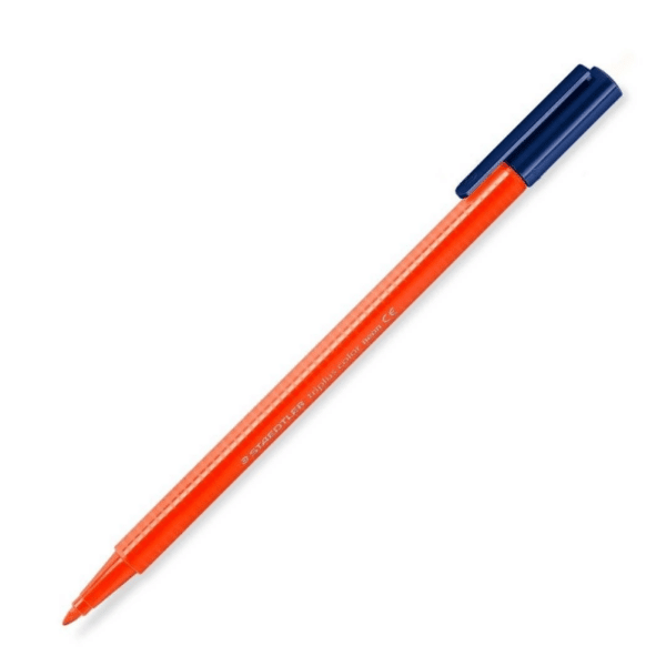 CANETA HIDROCOR STAEDTLER TRIPLUS 1.0 NEON RED