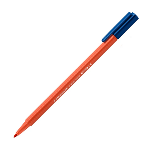 CANETA HIDROCOR STAEDTLER TRIPLUS 1.0 SCARLET RED