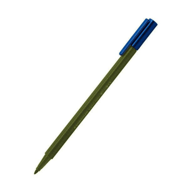 CANETA HIDROCOR STAEDTLER TRIPLUS 1.0 VERDE OLIVA
