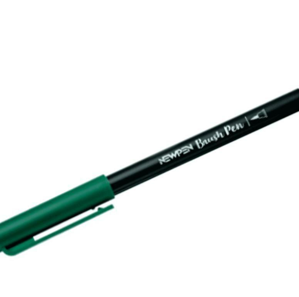 CANETA BRUSH NEWPEN BRUSHPEN VERDE AMAZONAS