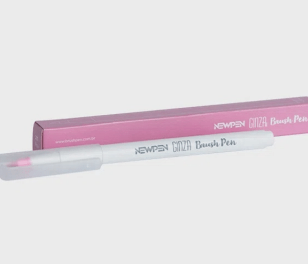 CANETA BRUSH NEWPEN GINZAPRO PEACH 148
