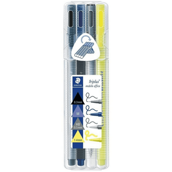KIT STAEDTLER TRIPLUS MULTISET MOBILE 4 PEÇAS