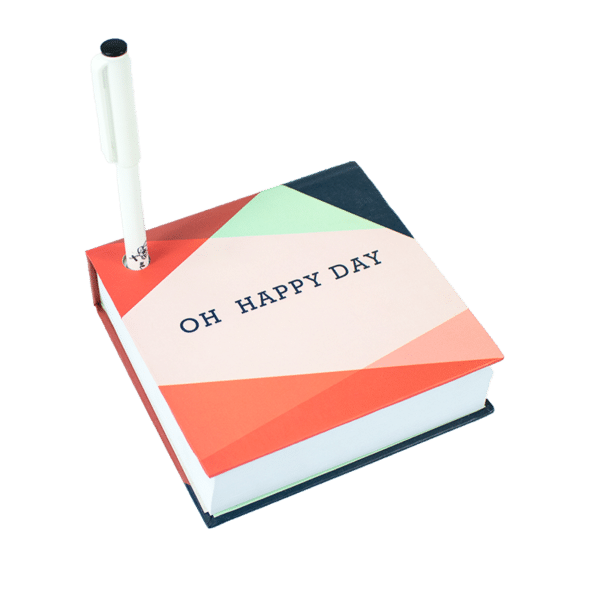 BLOCO CANETA MAGNOLIA CAROLINA OH HAPPY DAY