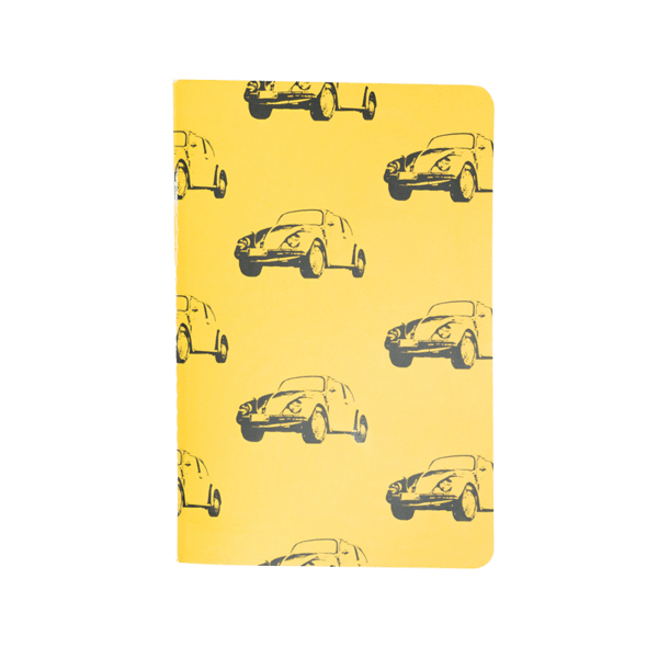 CADERNETA MINI MAGNOLIA NOSTALGIA FUSCA AMARELO