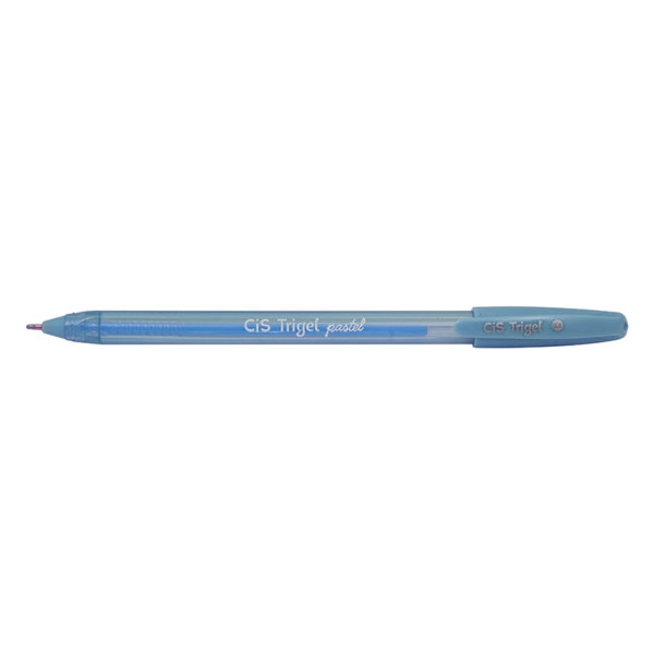 CANETA GEL CIS TRIGEL PASTEL 0.8 MM - AZUL