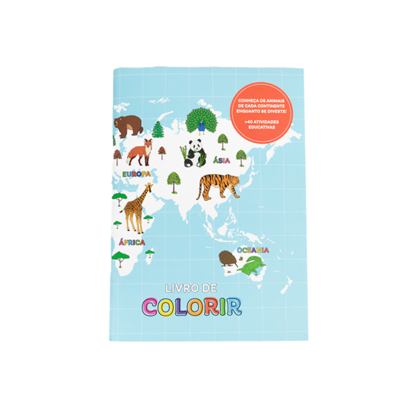 LIVRO DE COLORIR MAGNOLIA COLORIR MUNDO ANIMAL
