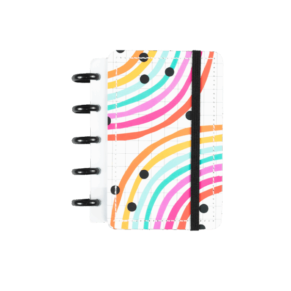 CADERNO DE DISCO MAGNOLIA BOROGODO ARCOIRIS