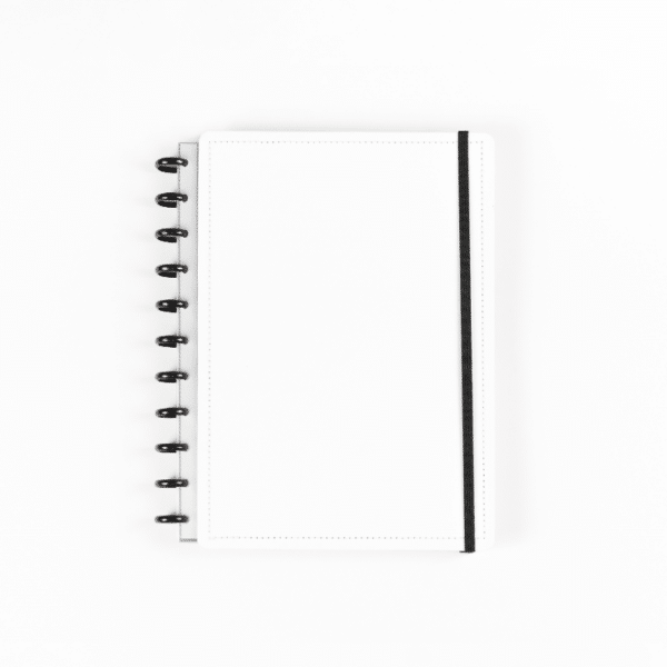 Caderno de Disco Magnólia Nostalgia Black White