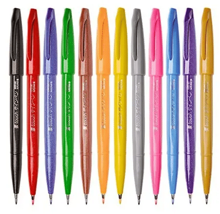 Caneta Brush Pentel Fude Touch