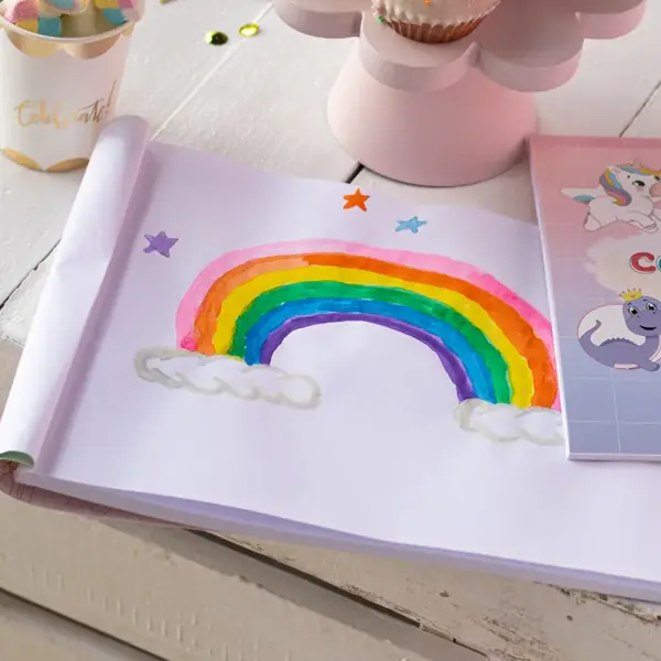 CADERNO DE DESENHO MAGNOLIA COLORIR MUNDO ENCANTADO