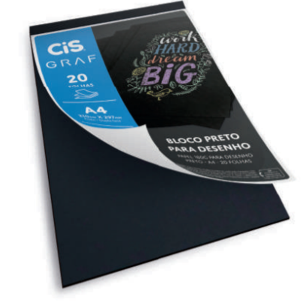 BLOCO CIS PARA DESENHO PRETO