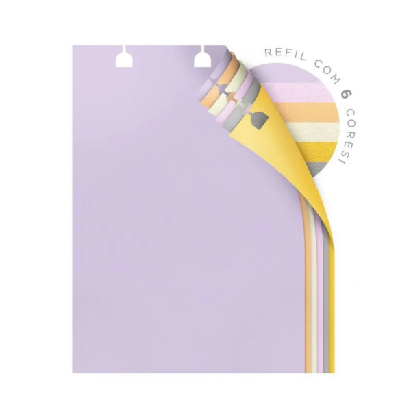 REFIL CADERNO SYSTEMFLEX OTIMA MICRO COR