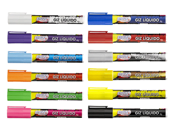 GIZ LIQUIDO BRW NEON 6MM