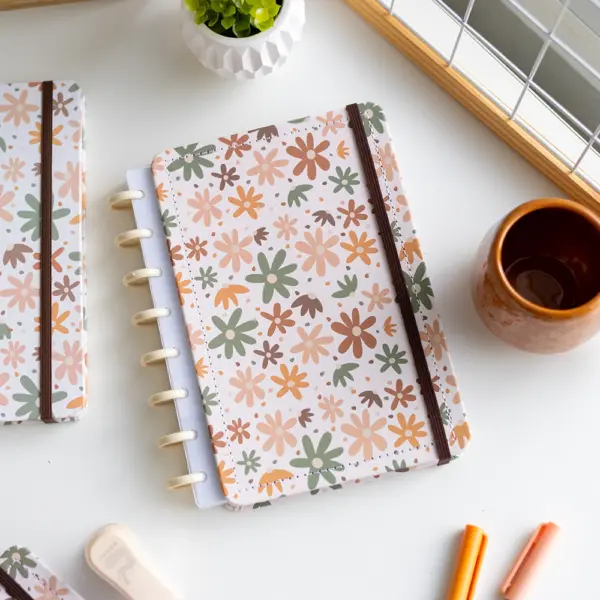 CADERNO DE DISCO MAGNOLIA BOHO CAMPO