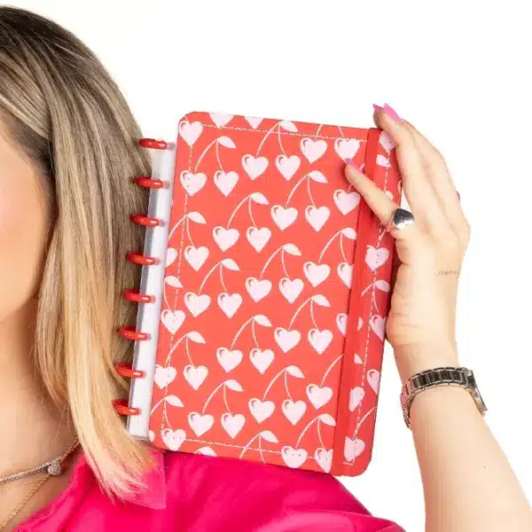Caderno de Disco Magnólia Love Cherry Heart